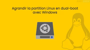 Agrandir la partition Linux en dual-boot avec Windows