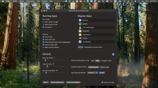 Épinglez vos applications favorites dans la barre des menus sous macOS